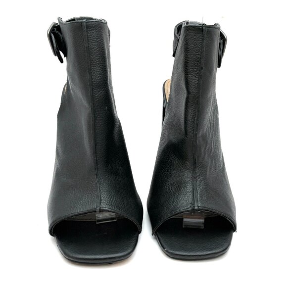 Steve Madden Slinng Talento Leather Open Toe Chunky Heel - Picture 5 of 13